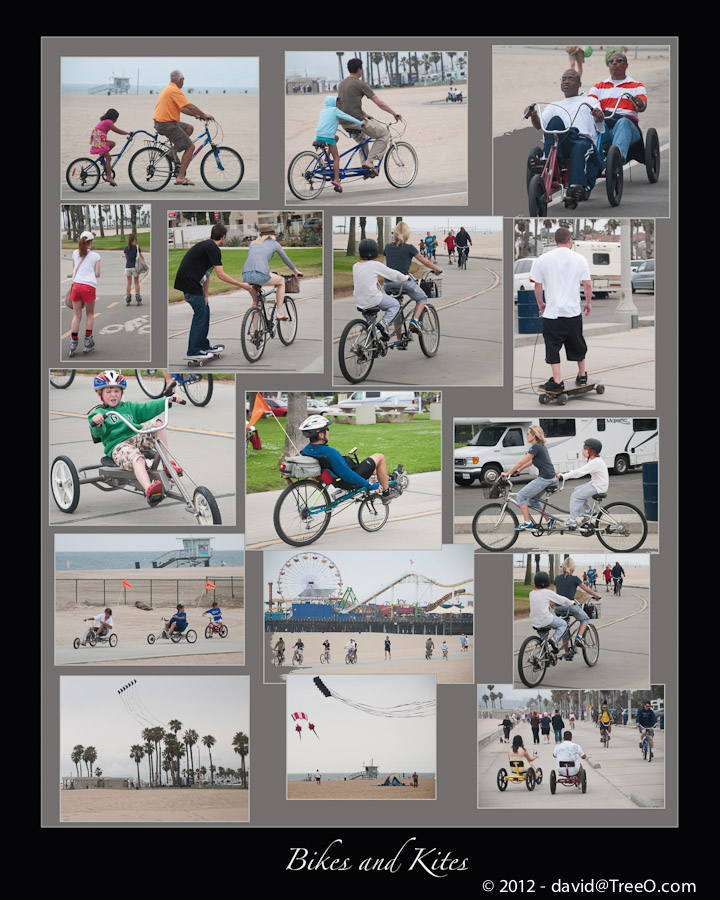 Bikes and Kites - Santa Monica, California - June 20, 2009