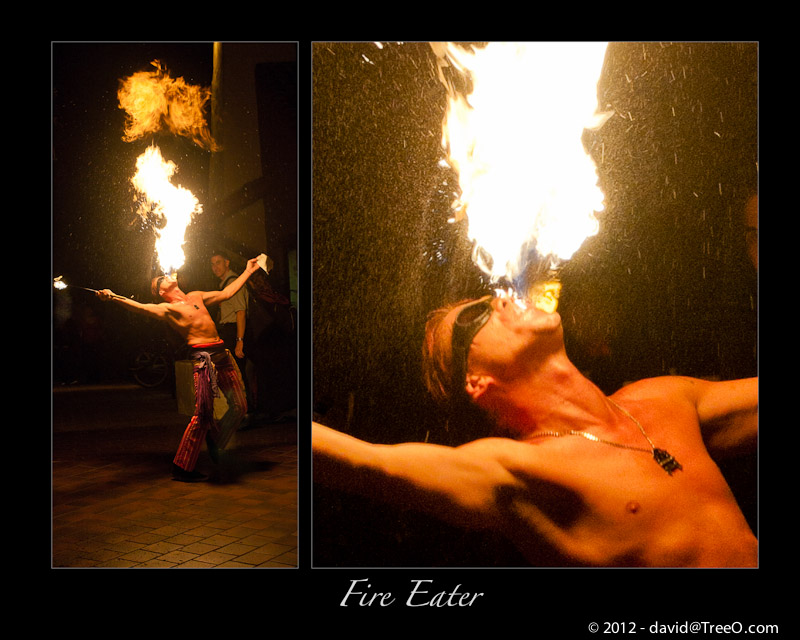 Fire Eater - Seaport Village, San Diego, California - July 22, 2010