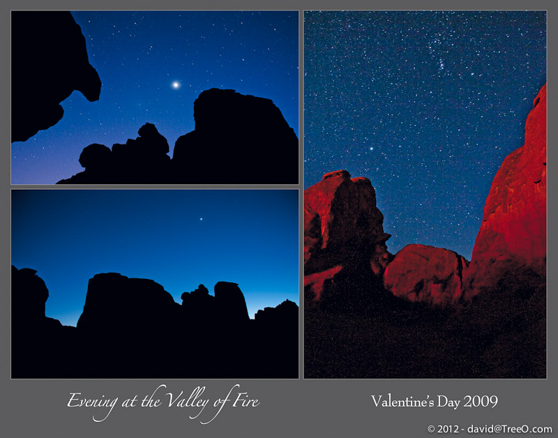 Evening at the Valley of Fire - Valley of Fire, Nevada - February 14, 2009