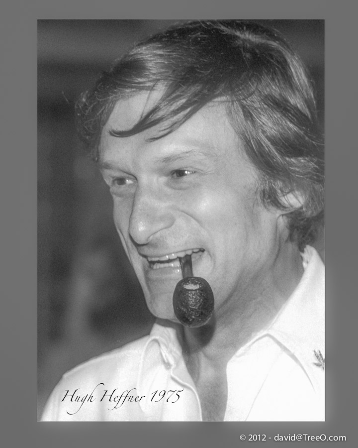 Hugh Hefner 1975 - Playboy Mansion, Los Angeles - NORMAL Party to celebrate the de-criminalization of Marijuana