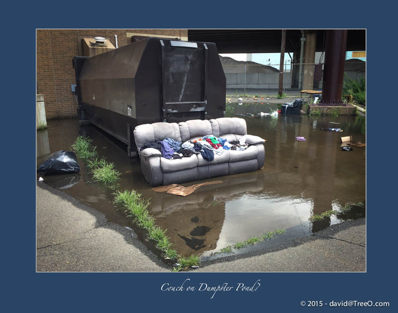 Back of Aldi's, S. Philadelphia, Pennsylvania - July 28, 2014